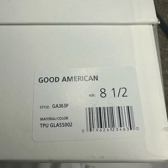 Good American “Cinderella” Glass Slipper Heels – Size 8.5 - Picture 6 of 6